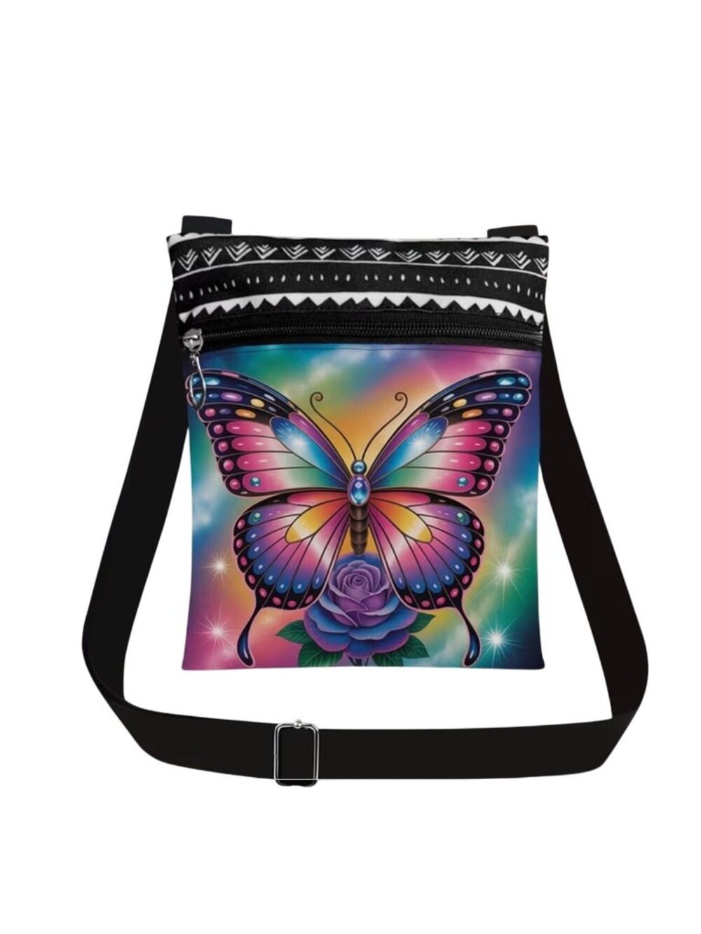 Butterfly Crossbody Phone Bag  Double PocketDesign For Everyday Use